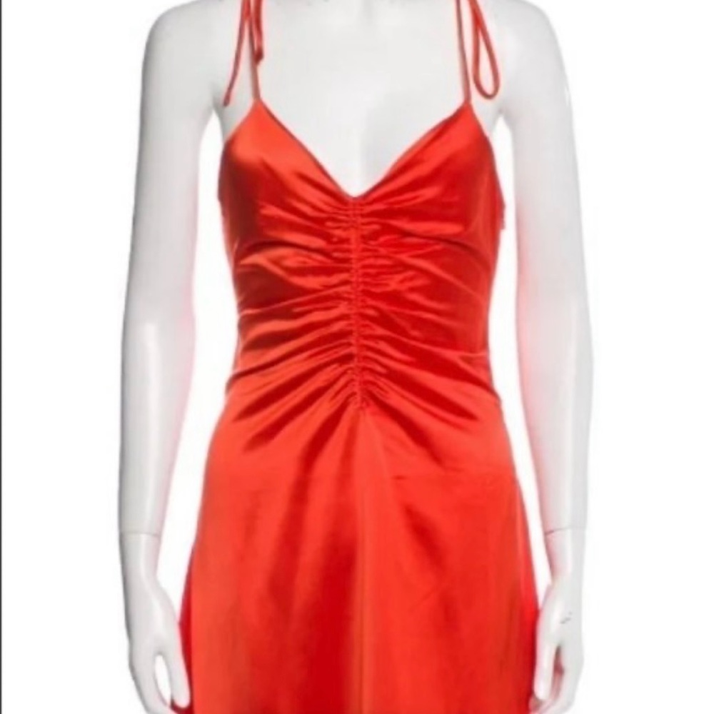 NWOT Jason Wu Women’s Rushed Front Strappy Dress - Picture 4 of 11